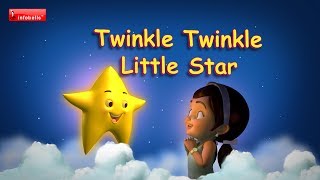 Twinkle Twinkle Little Star  Nursery Rhymes with lyrics [upl. by Lenrad639]