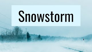 Snowstorm Sound Effect  Winter Storm  Blizzard [upl. by Ingaborg]