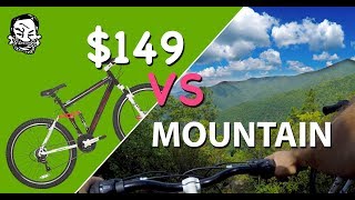 149 Mountain Bike vs mountain  The Walmart Enduro [upl. by Lienaj]