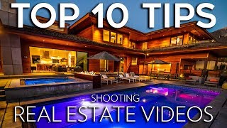 How to Shoot Real Estate Videos  TOP 10 TIPS [upl. by Nawram]