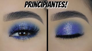 Maquillaje Azul Dramático  PRINCIPIANTES [upl. by Goerke120]