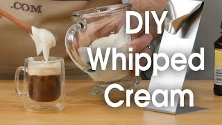 DIY whipped cream in 60 seconds [upl. by Aela]