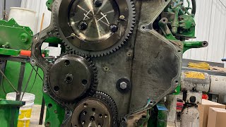 John Deere 9430 water pump disaster Part 1 [upl. by Dnalkrik]