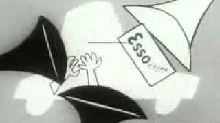 Esso Extra Gasoline Classic TV Commercial 1949 [upl. by Yeleek]