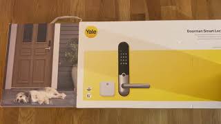 Yale doorman L3 unboxing  2021 version [upl. by Isteb]