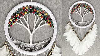 DIY Atrapasueños quotARBOL DE LA VIDAquot  DIY Dreamcatcher quotTREE OF LIFEquot [upl. by Vijar977]