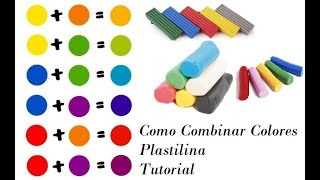 Como combinar colores con plastilina [upl. by Avat]