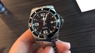 Longines HydroConquest 41mm Automatic Unboxing amp Overview [upl. by Kiraa571]