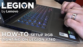 Howto setup RGB Lighting on Legion Y740 [upl. by Born]