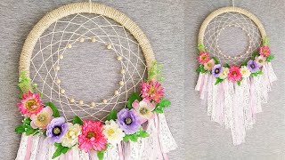 DIY como hacer un ATRAPASUEÑOS paso a paso  DIY Dreamcatcher [upl. by Thekla797]