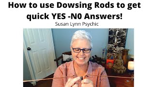 How to use Dowsing Rods to get quick YES  NO Answers Anyone can use dowsing rods [upl. by Berlin735]