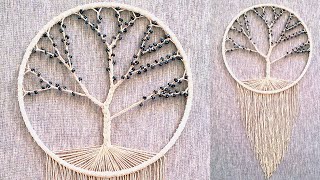 DIY atrapasueños quotARBOL DE LA VIDAquot [upl. by Ahtnicaj]