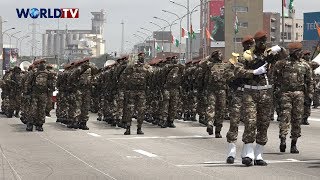 Côte dIvoire Défilé de larmée ivoirienne à la fête nationale 2019 AN 59 [upl. by Ahsratal]