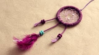 Atrapasueños  Dreamcatcher howto  Craftingeek [upl. by Aneetak458]