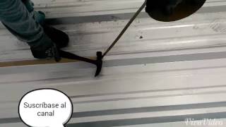 Butyl tape install metal roof Easy [upl. by Ahseyn466]