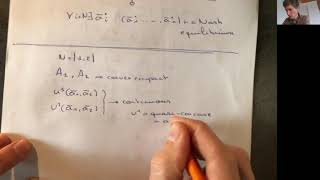 MathS400 Lecture XX  Existence of a Nash equilibrium [upl. by Eckart]