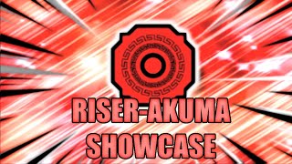 CODE MAX RISER AKUMA FULL SHOWCASE  Roblox Shindo Life  Shindo Life  Shindo Life Codes [upl. by Ajim]