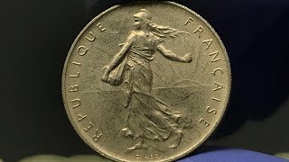 1960 France 1 Franc Coin • Values Information Mintage History and More [upl. by Edwine]