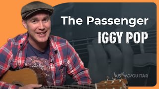 How to play The Passenger by Iggy Pop  Easy Guitar Lesson [upl. by Elrebma]