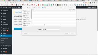 How To Import Templates Using WordPress Importer [upl. by Wehtam]