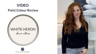 Paint Colour Review WHITE HERON Sherwin Williams SW 7627 [upl. by Arhez]