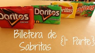 🌟 Haz una BILLETERA con bolsas DE SABRITAS 1° Parte  Caras [upl. by Yendic687]