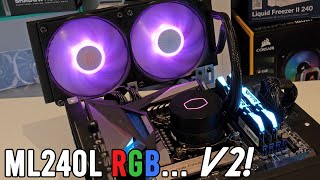 Cooler Master MasterLiquid ML240L V2 RGB FORM over FUNCTION [upl. by Elenahc716]