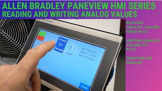 Analog Values on a Panelview 800 HMI [upl. by Arais]