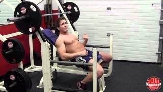 How To Barbell Incline Chest Press [upl. by Niraj876]