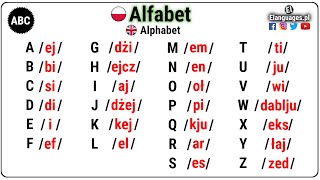 Alfabet angielski wymowa  Alphabet in English [upl. by Fayola3]