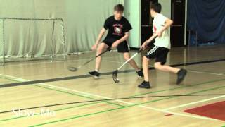 How To Zorro Past a Defender in Floorball By Max Melnychenko [upl. by Arais]