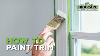 How to Paint Trim [upl. by Anelec]