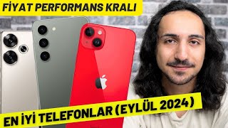 FÄ°YAT PERFORMANS KRALI EN Ä°YÄ° TELEFONLAR  EYLÃœL 2024  Ä°ZLEMEDEN ALMA [upl. by Udele]