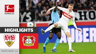 Fight for a draw  VfB Stuttgart  Bayer 04 Leverkusen 11  Highlights  MD 14 – Bundesliga 2324 [upl. by Suoicerpal]