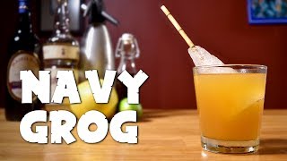 Navy Grog  How to Make the Classic Rum amp Honey Tiki Cocktail [upl. by Adon]