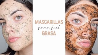 MASCARILLAS PARA PIEL GRASA Y CON ACNÉ  Nicolle Portilla [upl. by Ardnasal183]