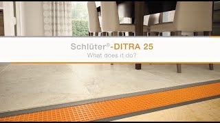 SchlüterDITRA 25 Uncoupling Mat  What does it do [upl. by Idoc638]