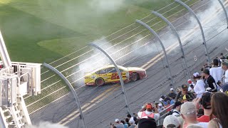 2015 Daytona 500 from the Stands  Joey Logano Win [upl. by Nayra]