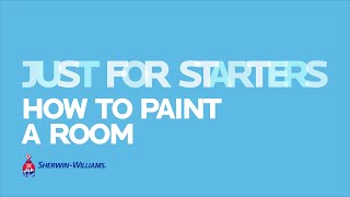 How to Paint a Room  SherwinWilliams [upl. by Culosio]