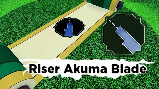 Riser Akuma Blade spawn locationshowcase  Shindo Life [upl. by Vins]