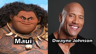 Characters and Voice Actors  Moana [upl. by Salvador465]