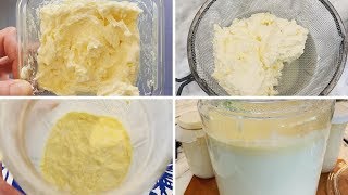 MANTEQUILLA FERMENTADA  con búlgaros kefir de leche [upl. by Nivram53]