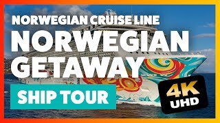 Norwegian Getaway Cruise Ship Tour [upl. by Nosnehpets374]