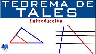 Teorema de Tales  Introducción [upl. by Nosrettap]