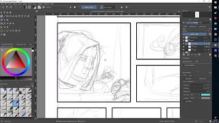 Krita For Comics Ep 5 Pencilling [upl. by Nelyk]