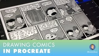 Drawing Comics in Procreate from Start to Finish [upl. by Shandra]