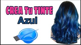 Como PREPARAR TINTE AZUL💆¡Pinta tu cabello SIN maltratarlo 🏡 [upl. by Renick]