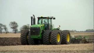 John Deere 9530 Tractor on 10182011 [upl. by Quincey359]