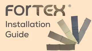 HOW TO Install Fortex External Cladding [upl. by Marylee]