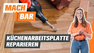 Küchenarbeitsplatte reparieren  OBI [upl. by Karna]